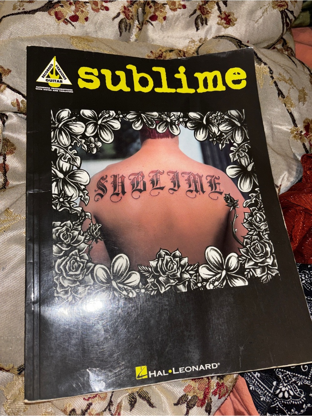 Sublime Songbook by Hal Leonard - Black & Yellow Cover